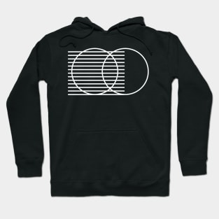 two intersecting circles Hoodie